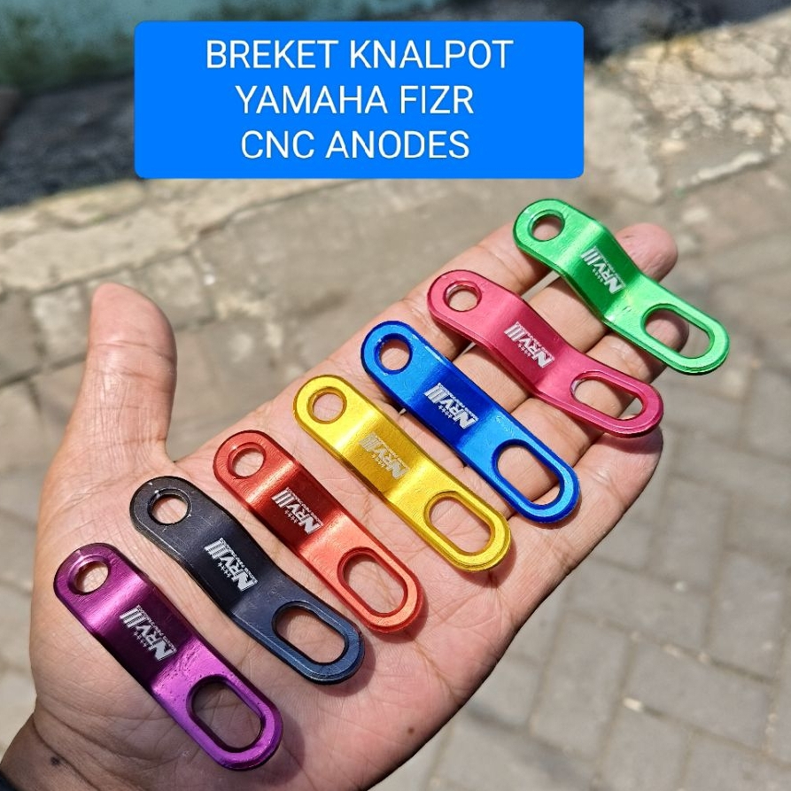 BRACKET/DUDUKAN  KNALPOT AHM VND APIDO YAMAHA FIZR FIZ FORCE 1