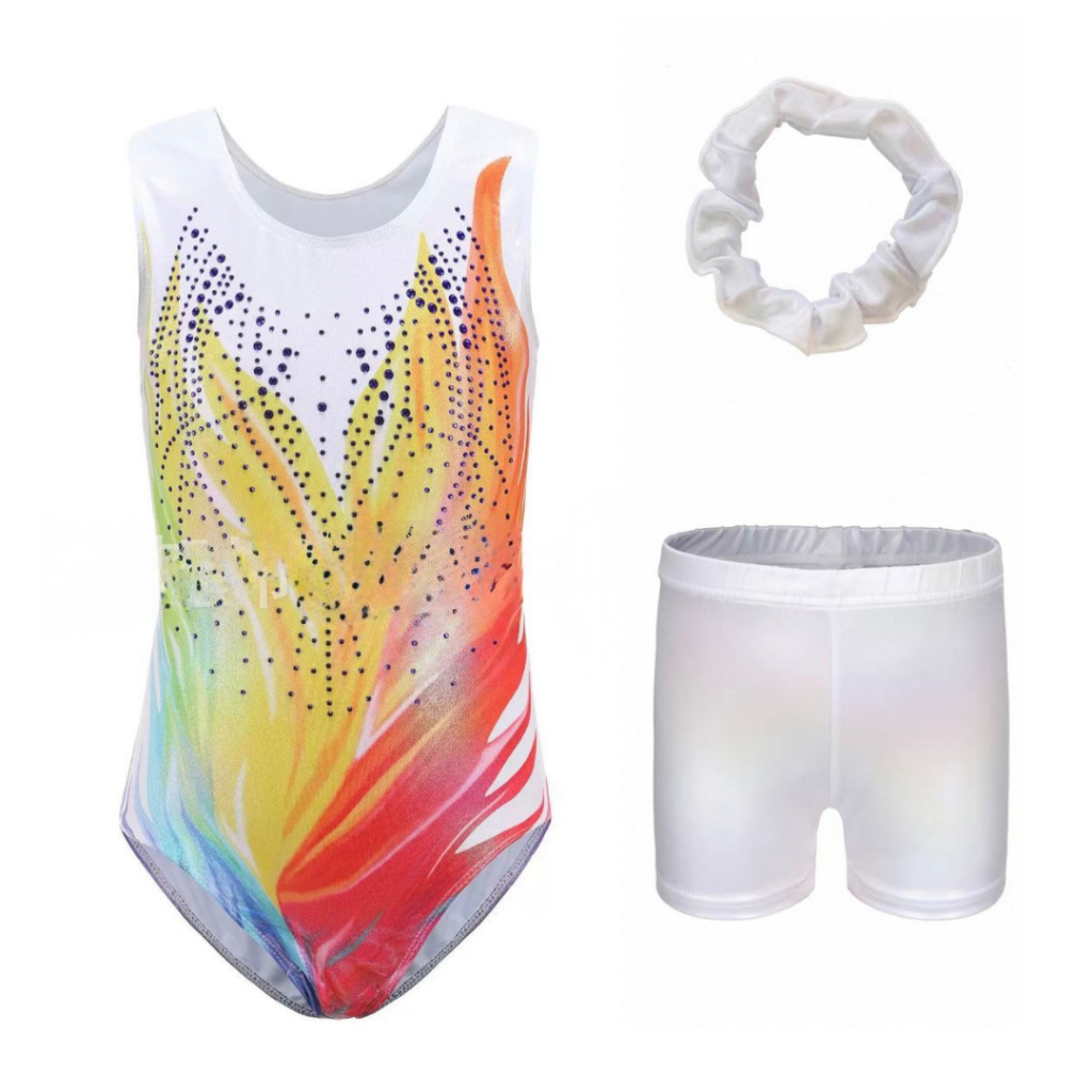 [READY STOCK] Tiny Queens SS-27 Gymnastic Leotard Anak Import/Baju Senam Gymnastic Anak Perempuan/Ki