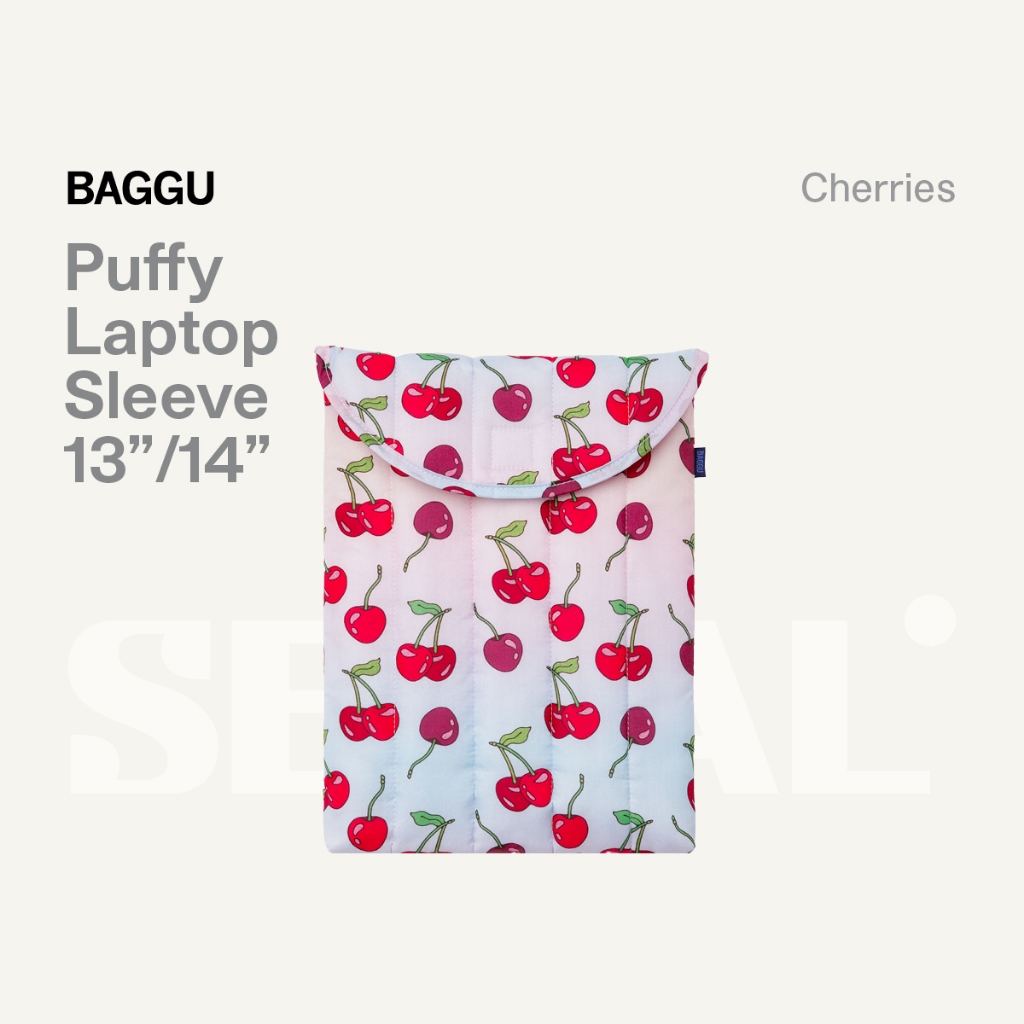 BAGGU - Puffy Laptop Sleeve 13"/14" - Cherries