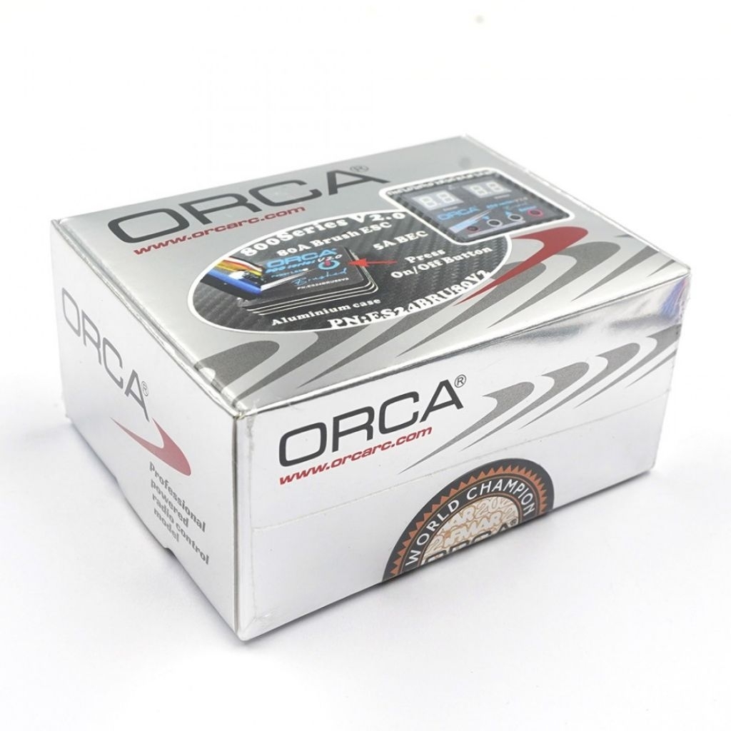 ORCA 800 Series V2 Brushed ESC with Program Card