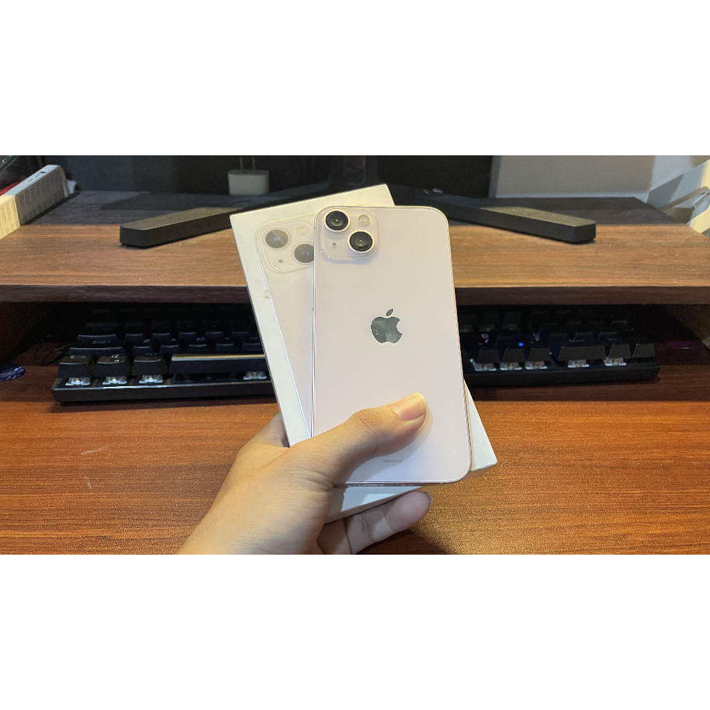 IPHONE 13 PINK 128 GB RESMI IBOX SECOND