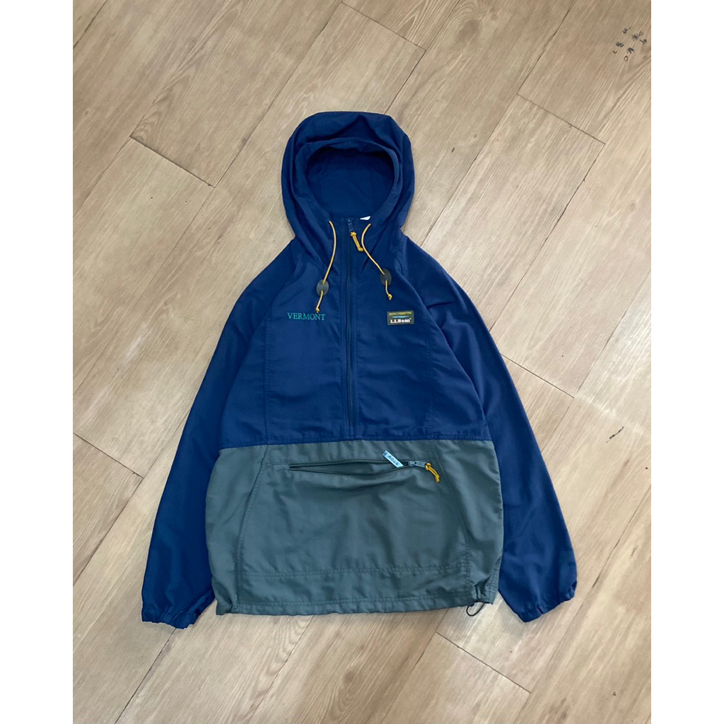 WINDBREAKER ANORAK LL BEAN OUTDOOR CAGOULE JACKET