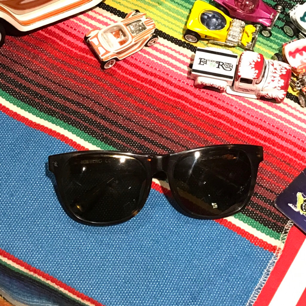 Vintage Iceberg italy Eyewear Sunglasses Size 56-17 Made in Japan  Black brown Turtoise frame