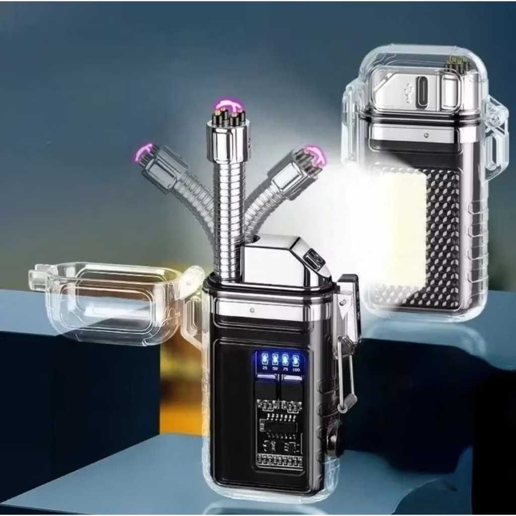 Korek Api Elektrik usb rechargeble + senter zc219