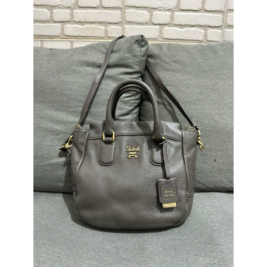 Tas selempang tenteng wanita kulit asli Salad