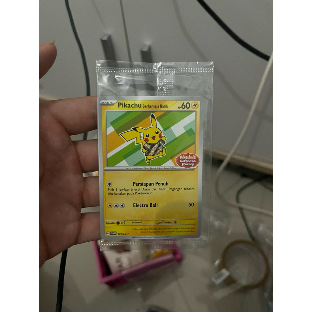 pikachu batik v1 sealed