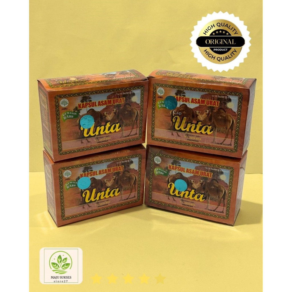 Kapsul Asam Urat Cap Unta Original