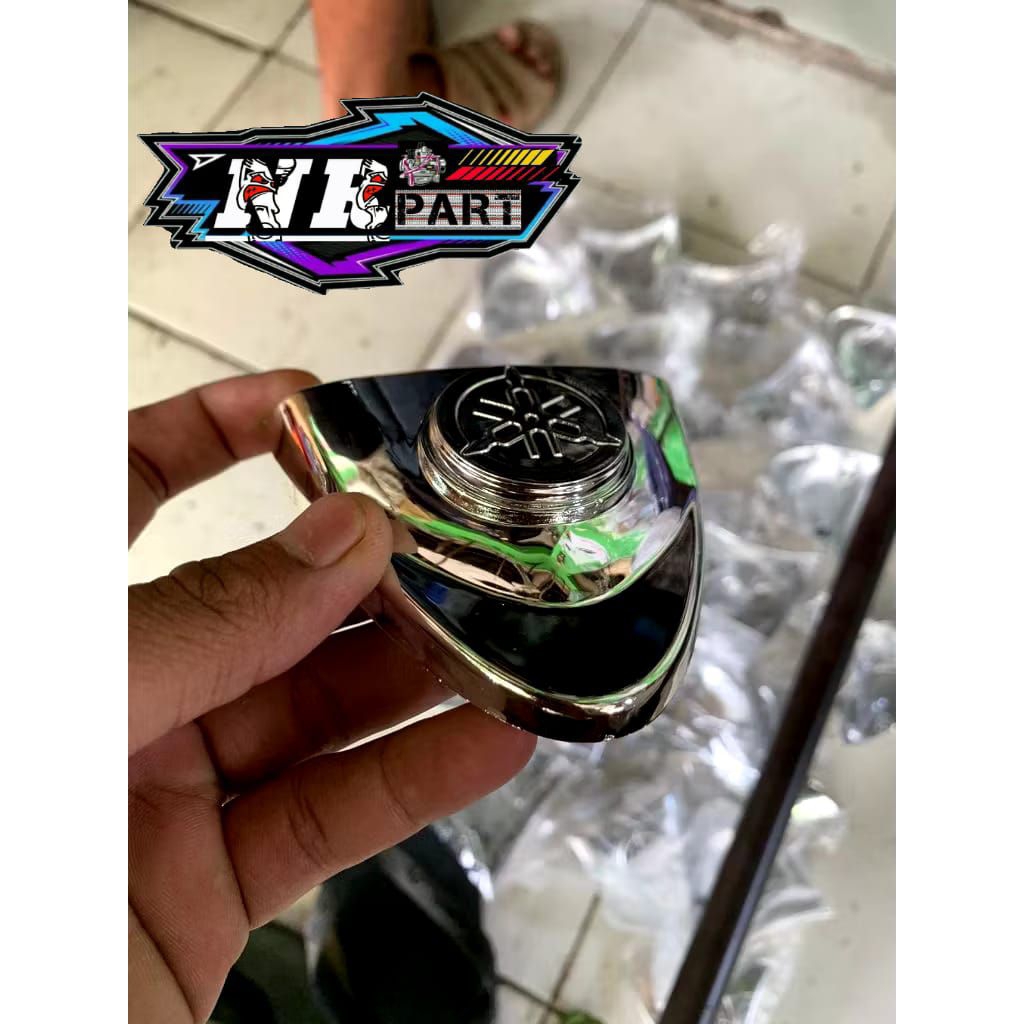 EMBLEM PANEL DASI YAMAHA FIZR VEGA LAMA CROM