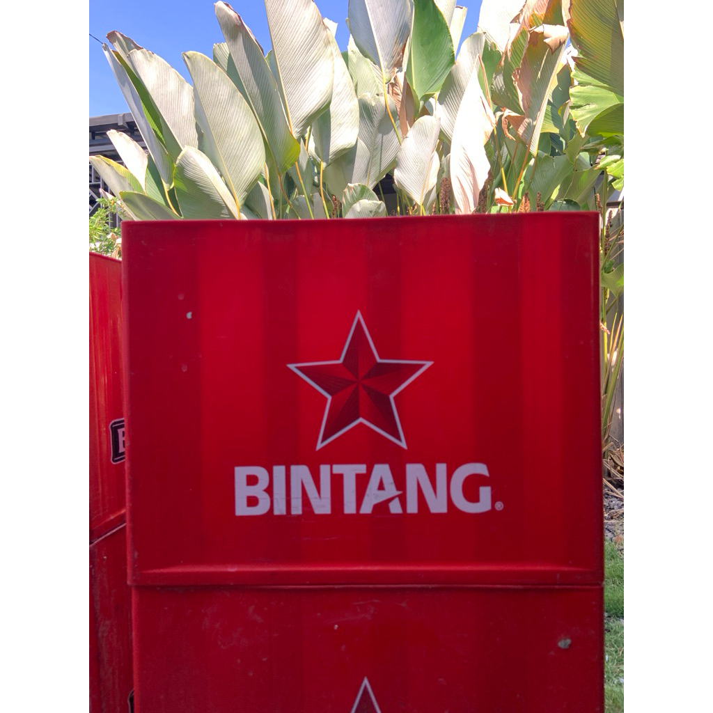 krat bekas minuman bintang