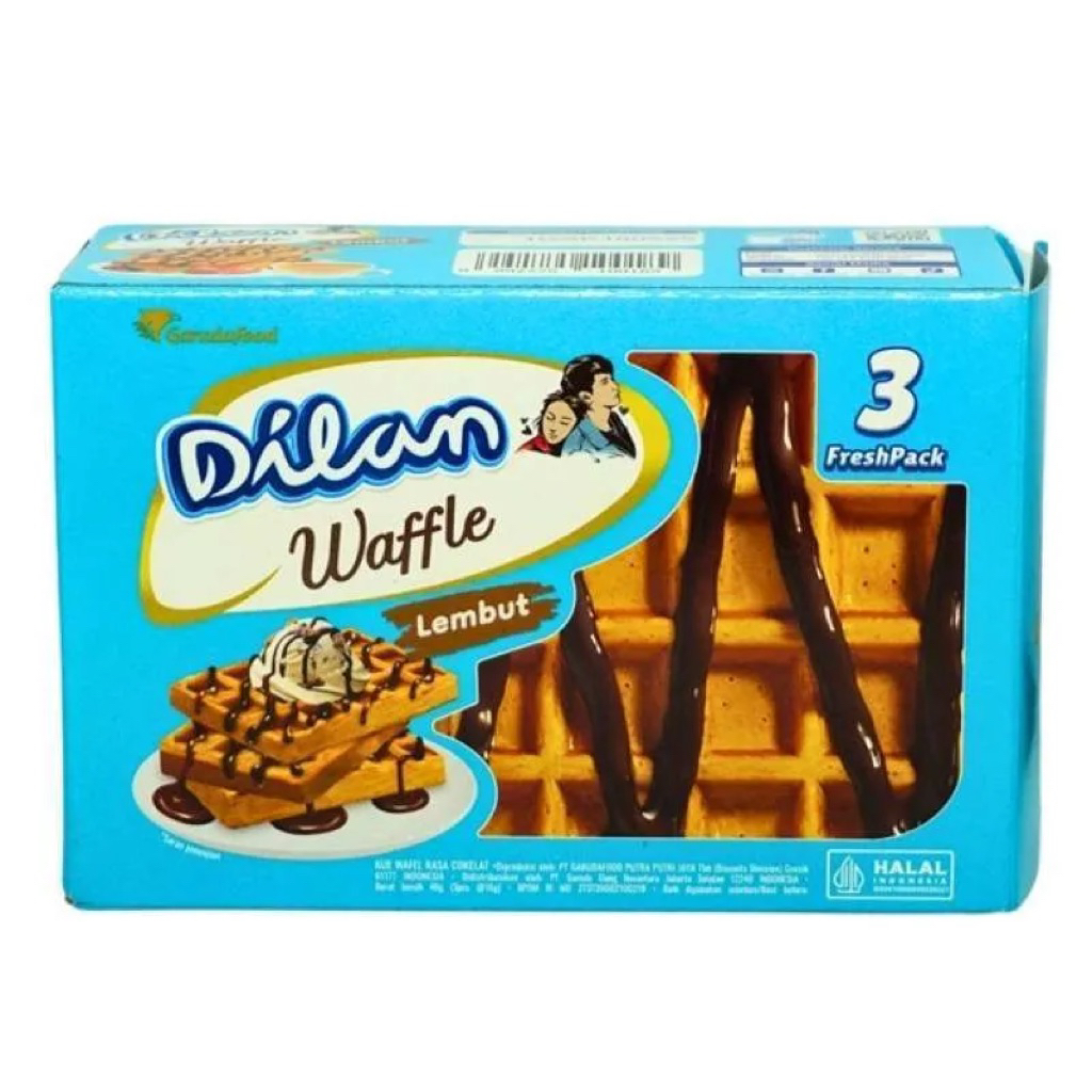 dilan waffle isi 3 - dilan waffle box - Dilan Waffle Lembut FreshPack Isi 3