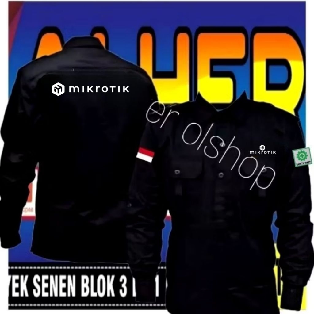 Kemeja mikrotik baju mikrotik seragam mikrotik Pdh mikrotik Pdl mikrotik baju kerja mikrotik kemeja 