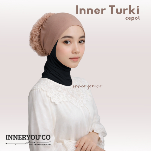 Inner Turki Cepol Ciput Turki Cepolan Dalaman Jilbab