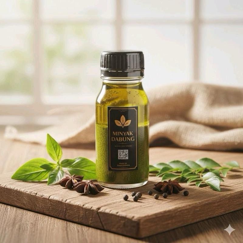 Minyak Dabung Herbal Asli Daun Pijat Urut Oles Papua