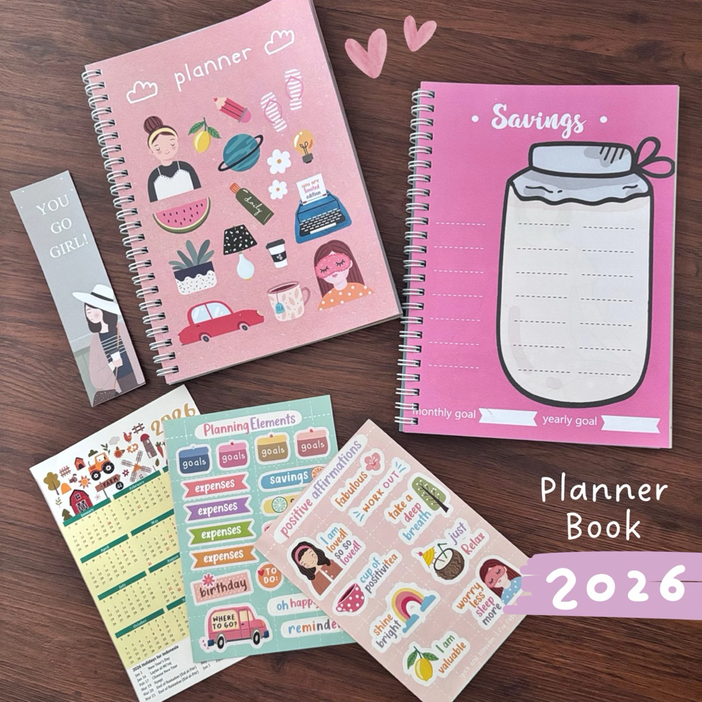 (2026) planner book | dream book | agenda | journaling kit kado wisuda