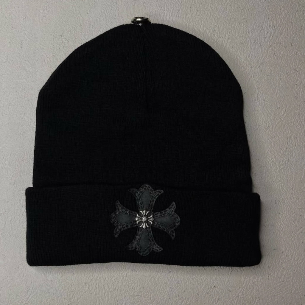 BEANIE HAT CHROME HEARTS CROSS - BEANIE CH