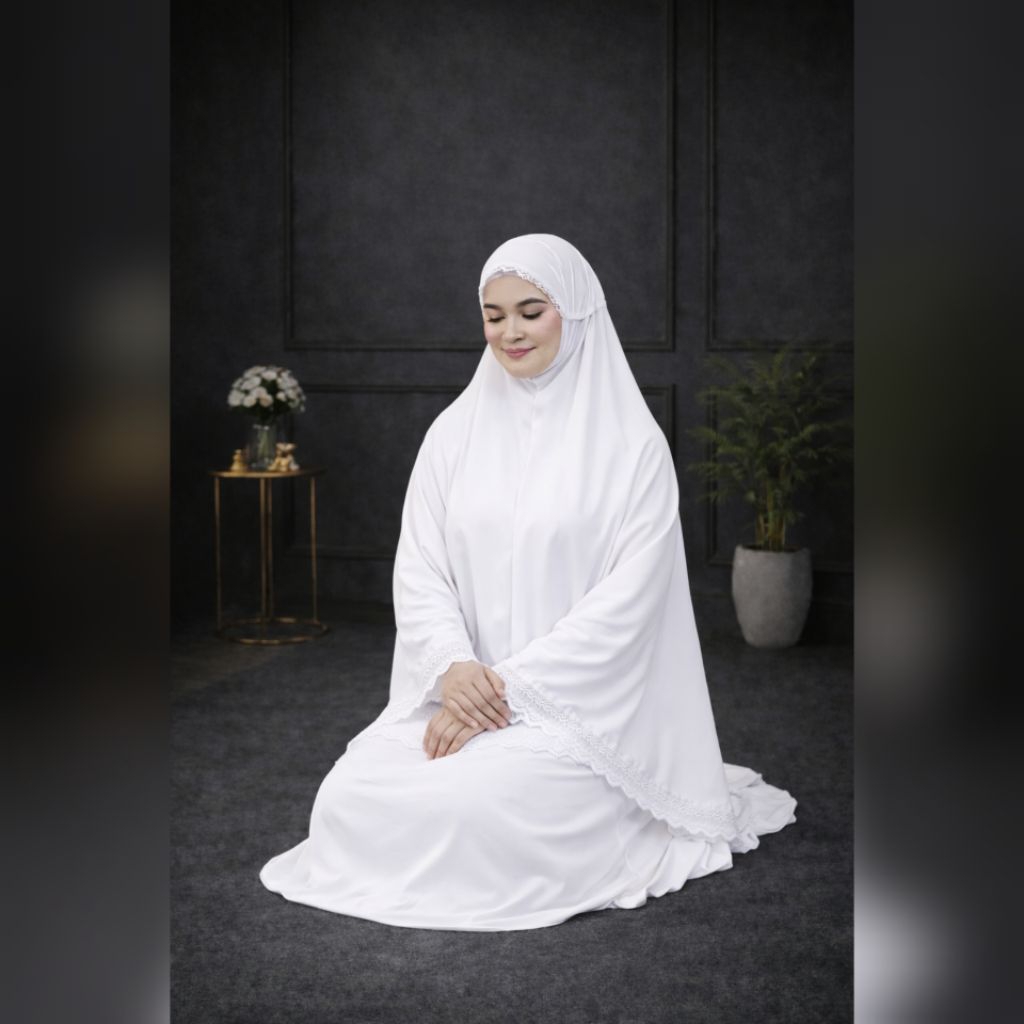 Mukena Putih Renda