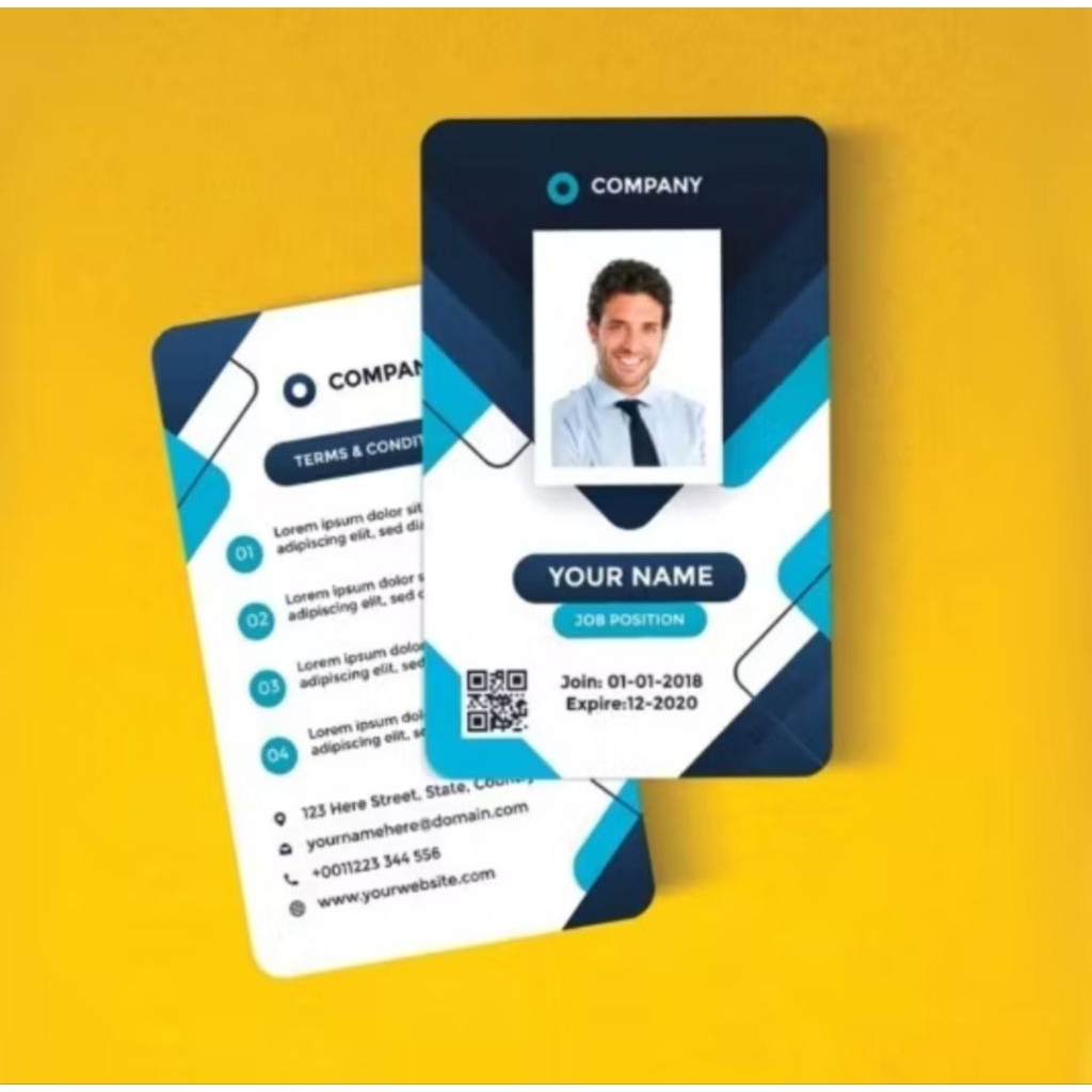 Id card PVC Kartu Member OSIS kariawan