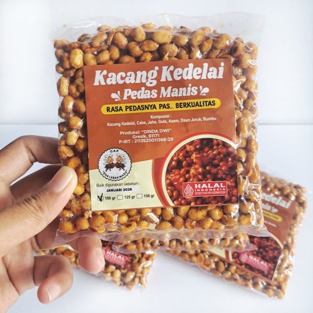 Kacang Kedelai Pedas Manis