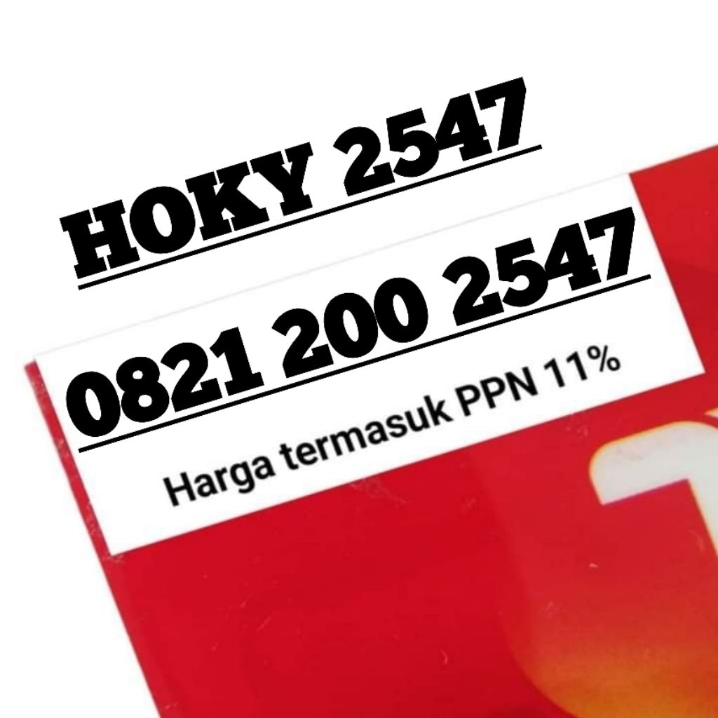 Kartu Perdana Nomor Cantik Telkomsel SimPati 11Digit Hoki Bugis Seri Tahun Lahir Angkatan 2547 57757