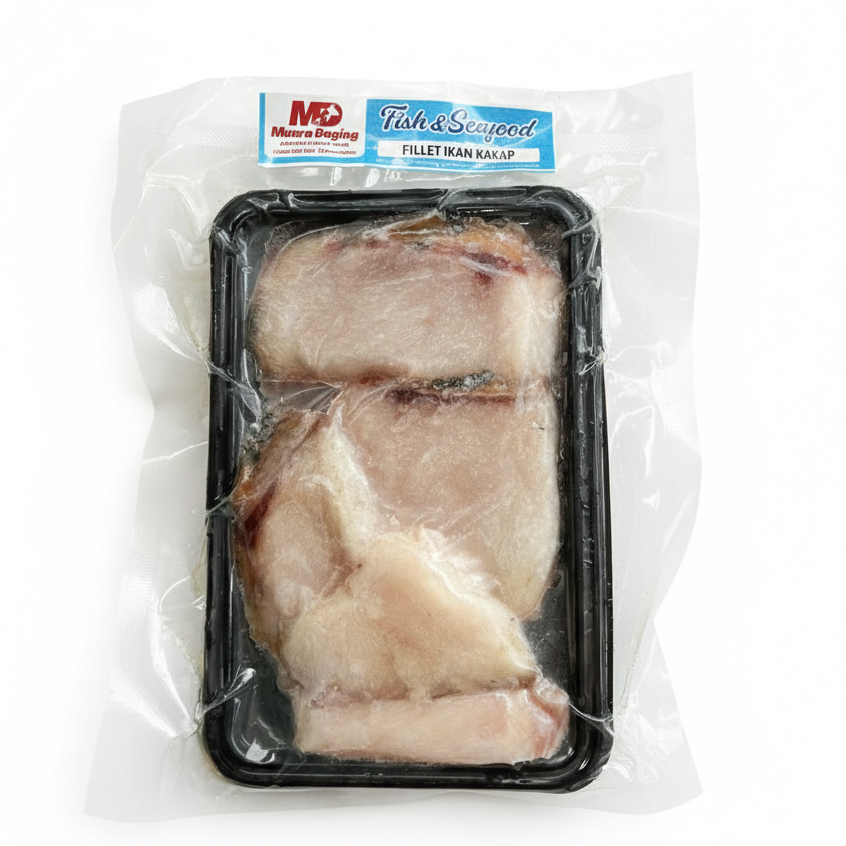 MD FISH SEAFOOD Ikan Kakap Fillet 250gr - BEBAS FORMALIN & ZAT PENGAWET BERBAHAYA