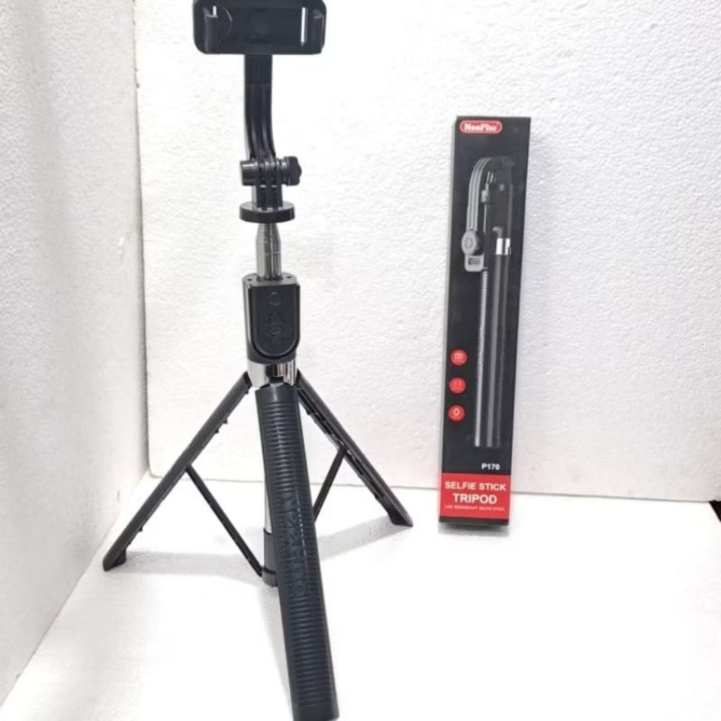 Lelebes Tripod P170 Tongsis 170cm Tongsis Bluetooth Selfie Stick Bluetooth