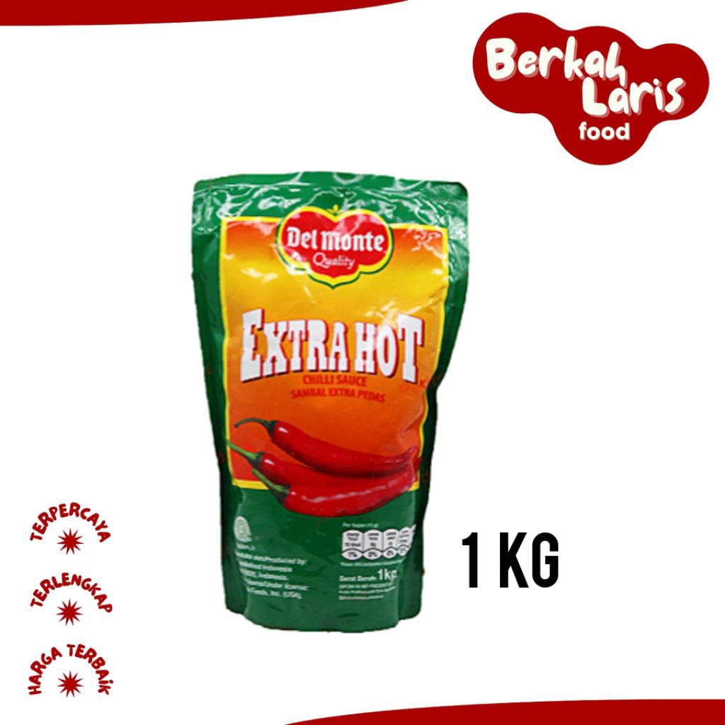 Del Monte Saos Sambal Esktra Pedas Refill 1 kg