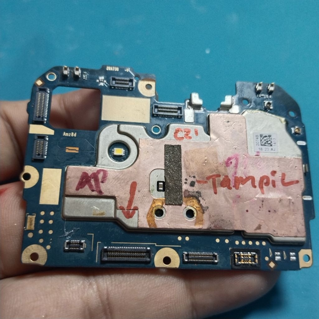 Mesin Realme C21 Nyala Minus Tampilan Bahan Repair