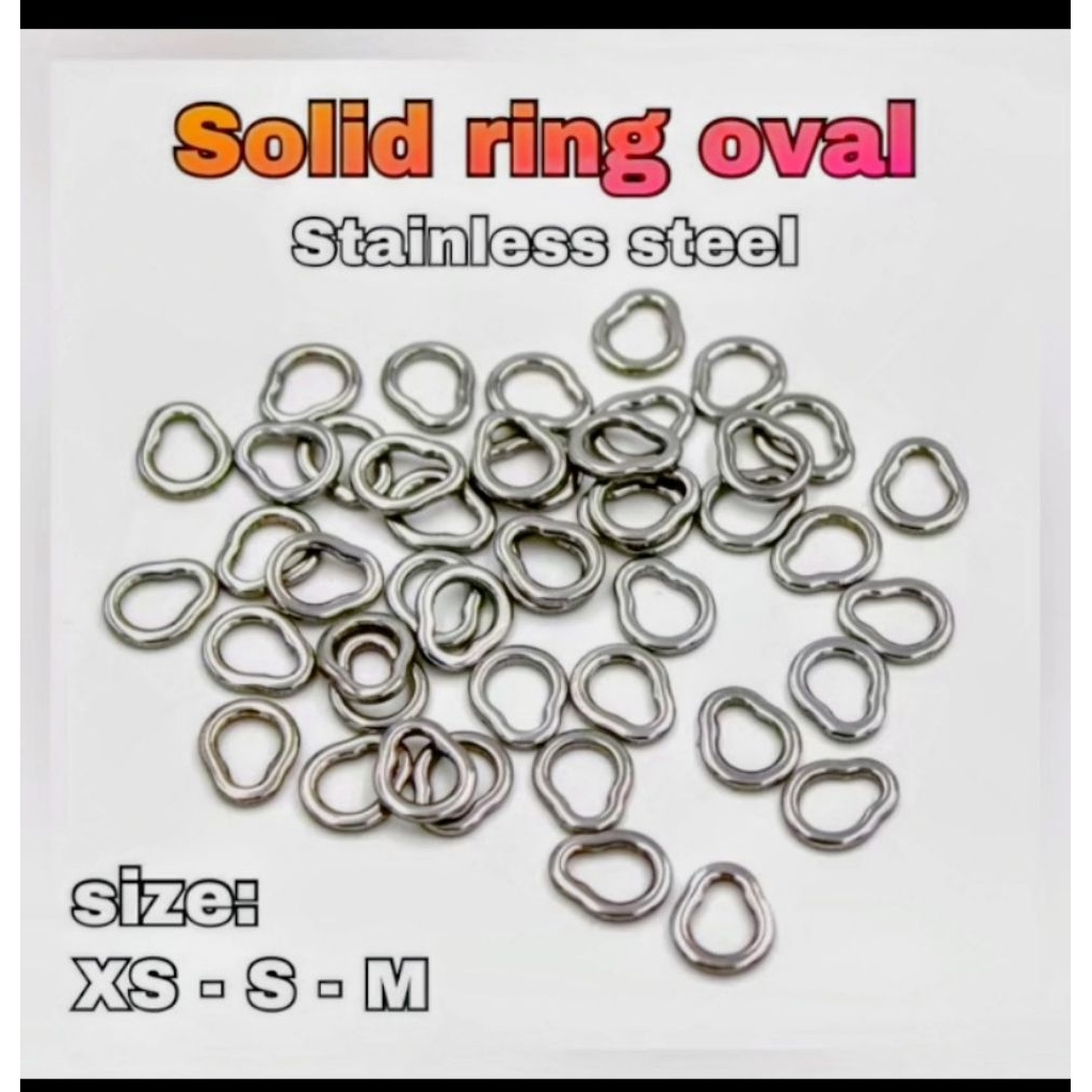 AKSESORIS PANCING SOLID RING  OVAL SAILOR STAINLESS STEEL