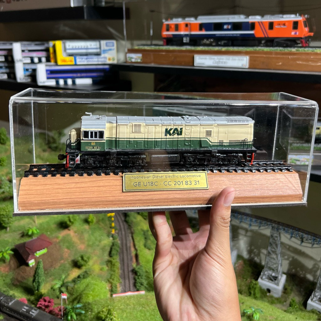 Miniatur Kereta Api / Lokomotif CC 201 83 31 SMC Livery Vintage PJKA Medium Detail Skala HO