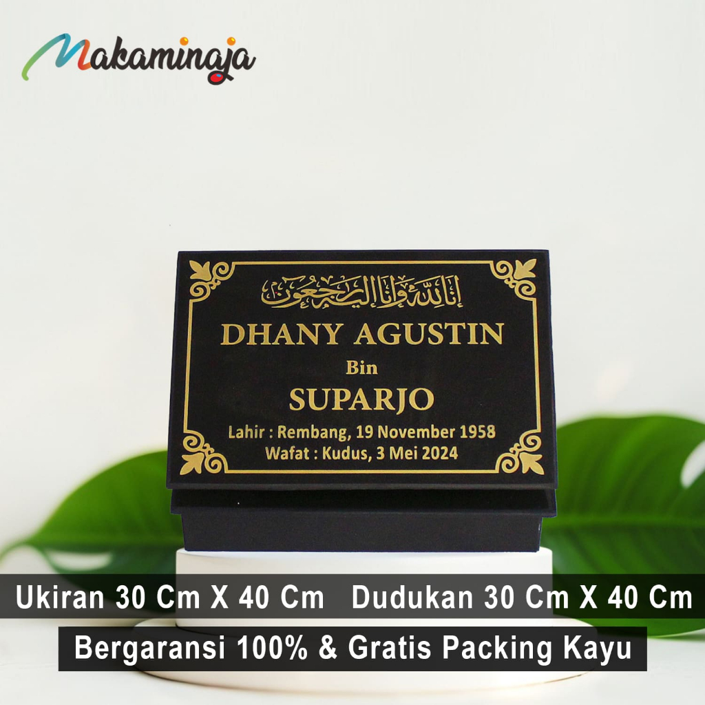 Batu Nisan Makam  Kuburan Kijing Granit L63