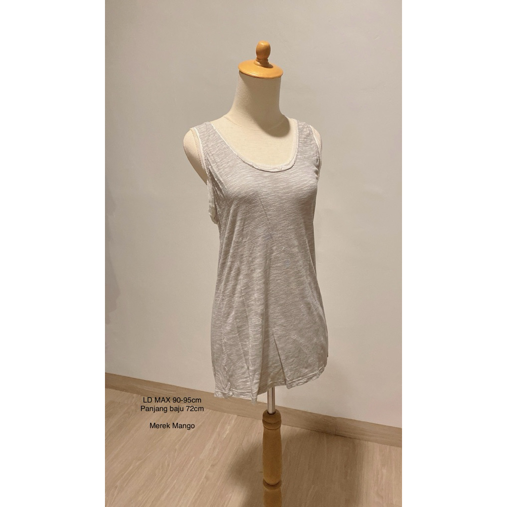 dalaman lembut/ tank top MANGO