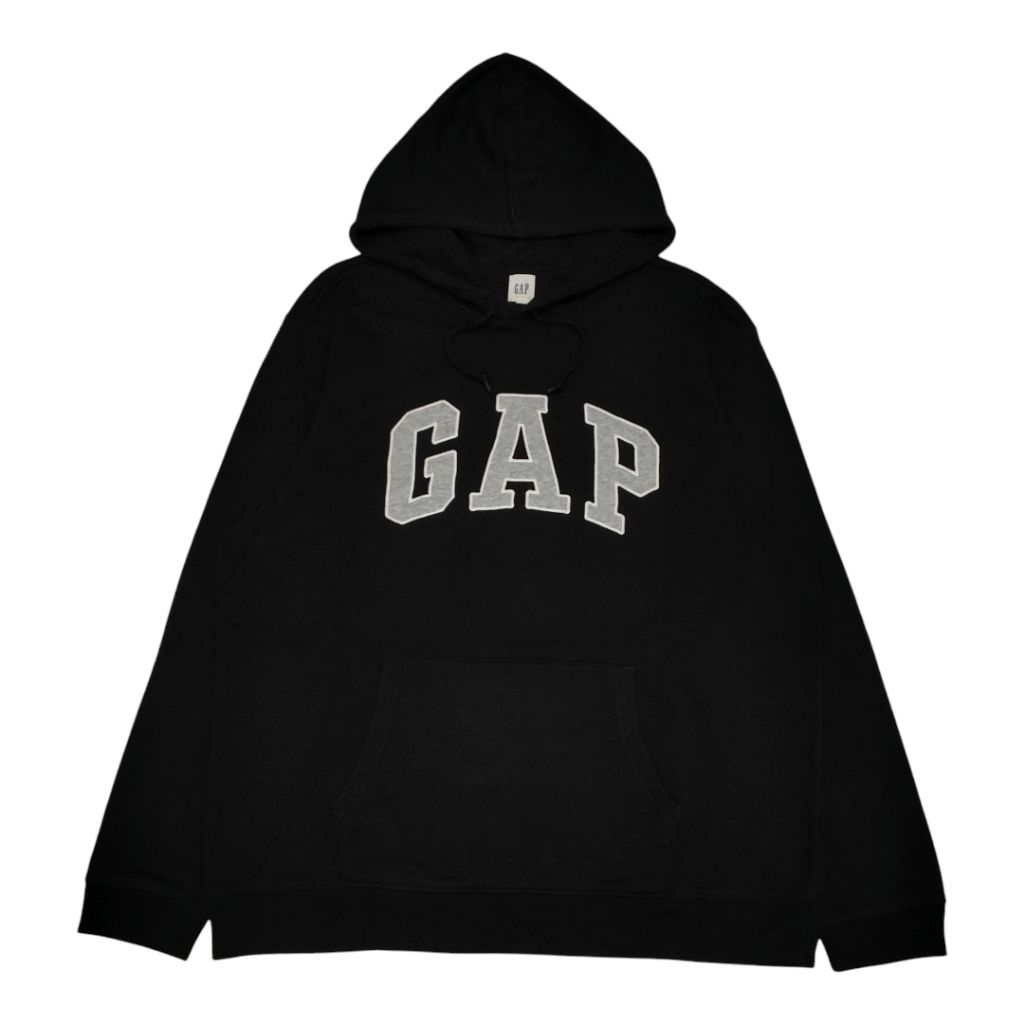 Hoodie GAP Logo Hitam Second Original
