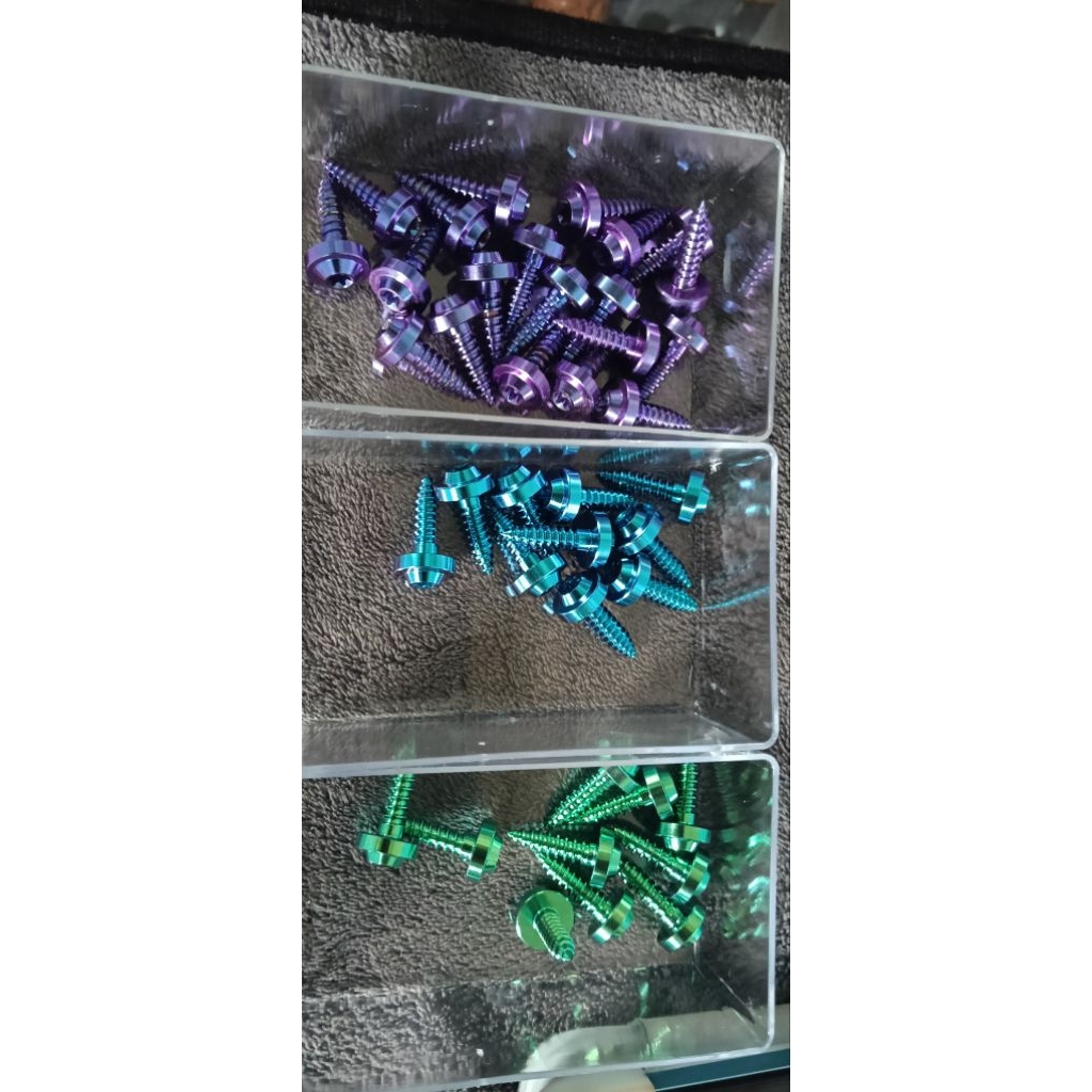 Baut Titanium Body yamaha Anti Karat untuk Motor Yamaha