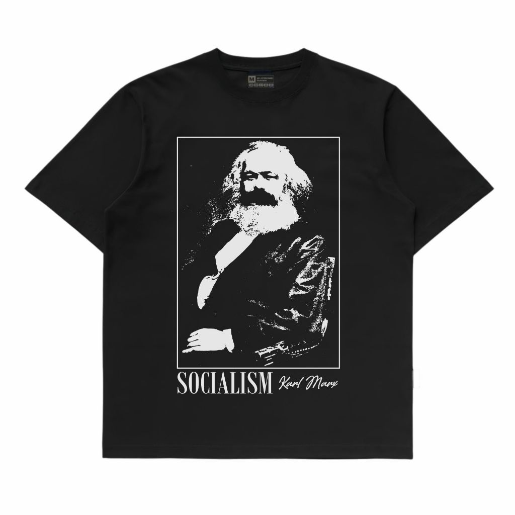 Kaos Distro Socialism Karl Marx Tshirt Tokoh