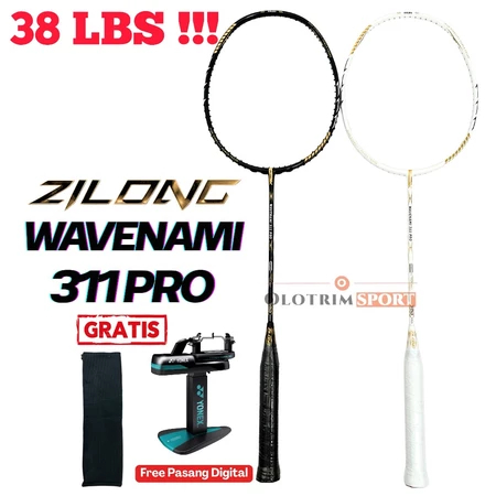 (LIMITED EDITION) ZILONG WAVENAMI 311 PRO 38LBS Raket Badminton Original