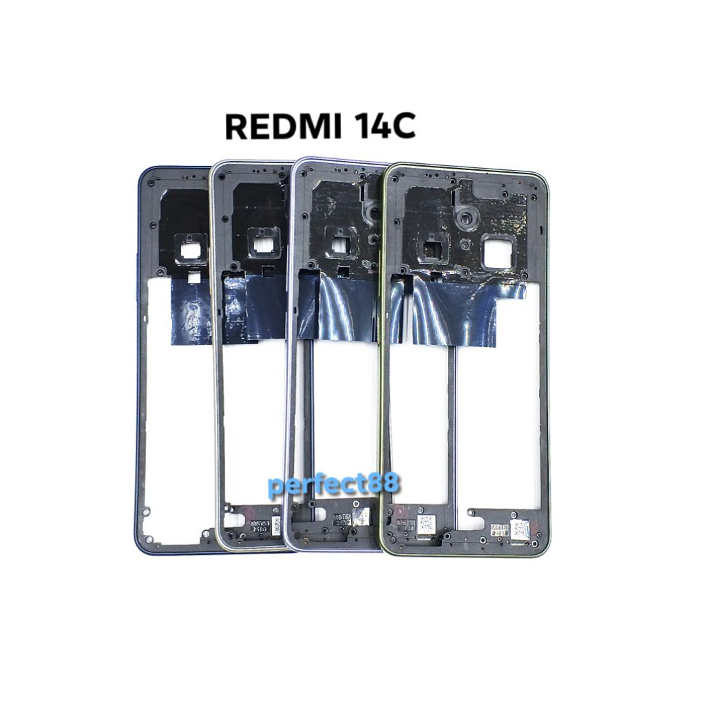 BAZEL XIAOMI REDMI 14C - BEZEL - BAZZEL - TULANG TENGAH - TUTUP MESIN