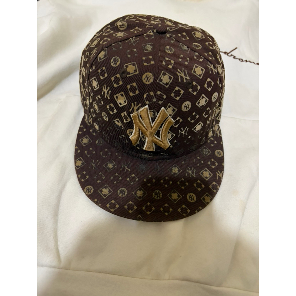 topi NY fitted original new era brown
