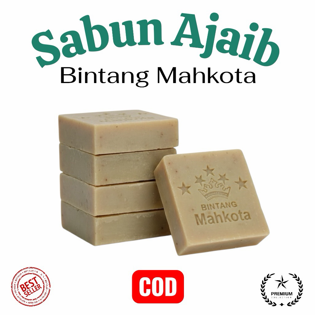 Sabun Batang Ajaib Bintang Mahkota 8 Batang – Pembersih Noda Serbaguna