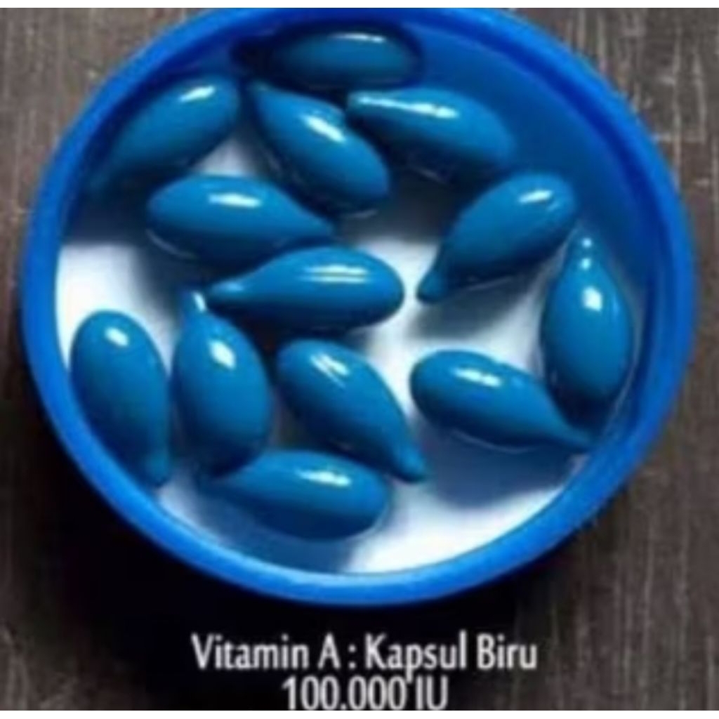 Vitamin A Posyandu Kapsul Biru - Harga Ecer, Terjangkau