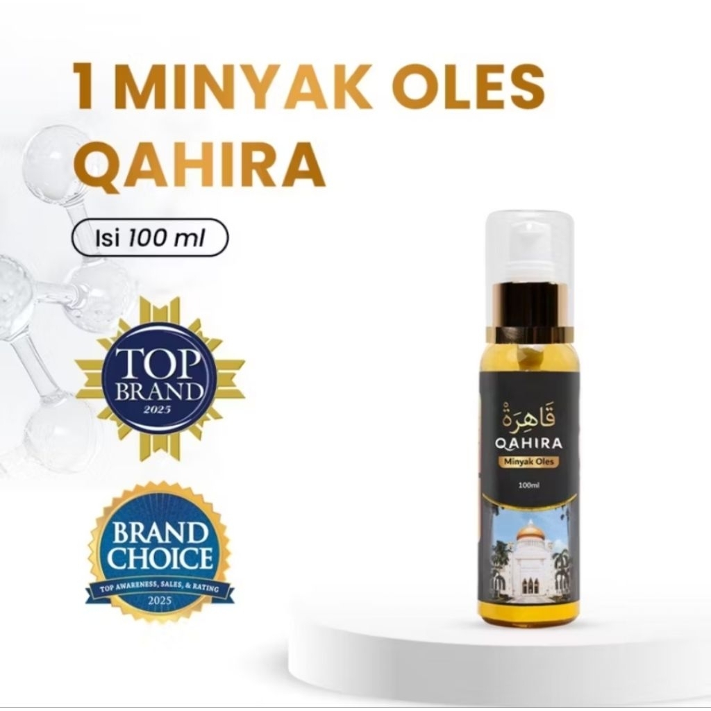 Minyak Oles Qahira Asli 100ml – Minyak Herbal untuk Nyeri Sendi, Pegal Linu, Gatal & Benjolan