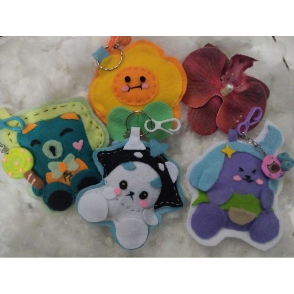 Ganci Gmmtv - Gantungan kunci mascot gmmtv - mascot couple - boneka mascot gmmtv
