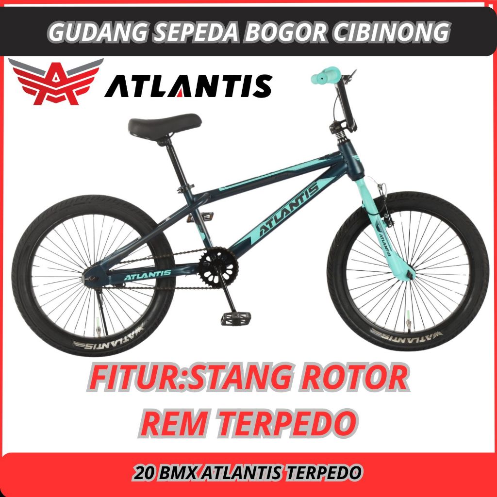 Sepeda Bmx 20 Atlantis Rapid Rem Terpedo Rotor