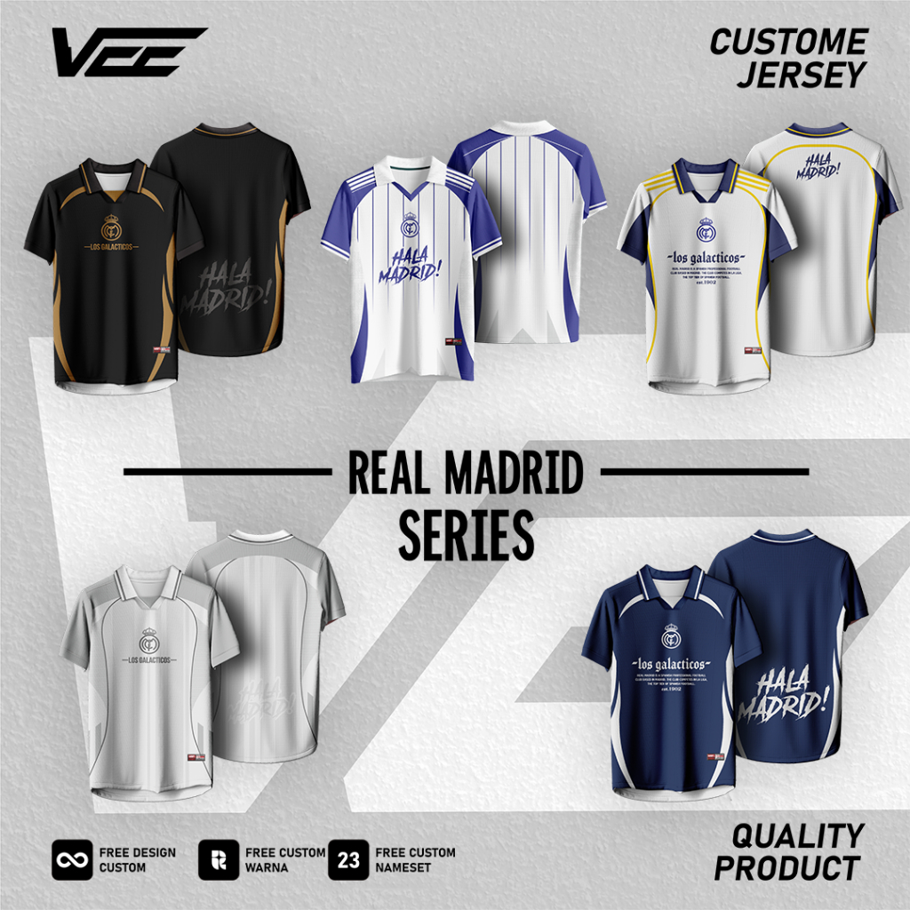 Jersey Fantasy RealMadrid Series // Fantasy // Bola // Casual // Retro