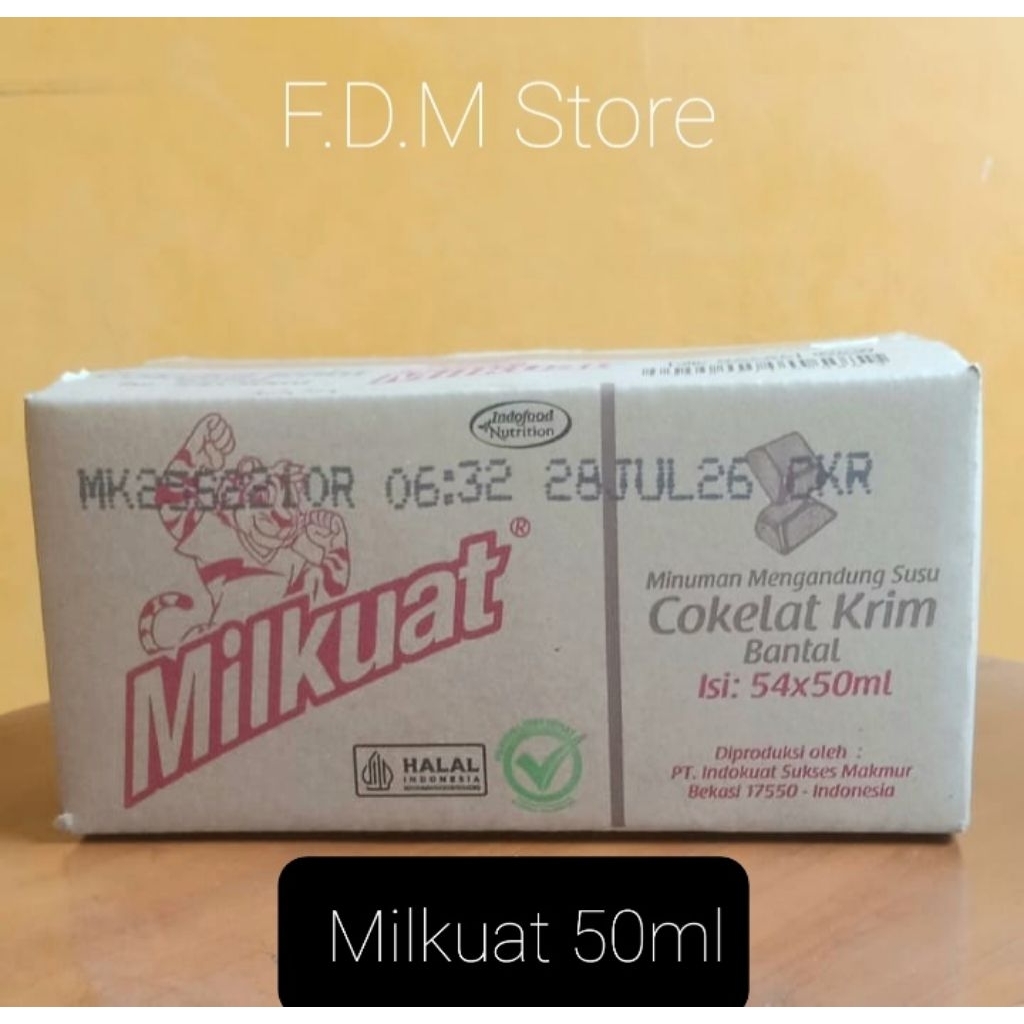 Susu Milkuat Bantal Pouch Coklat 50ml - 54 Pcs