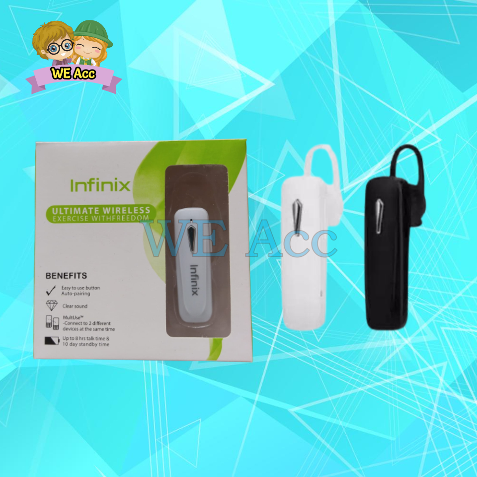 [WE-HB] Handsfree Bluetooth Infinix Stereo Bass / Headset Earphone Wireless 01