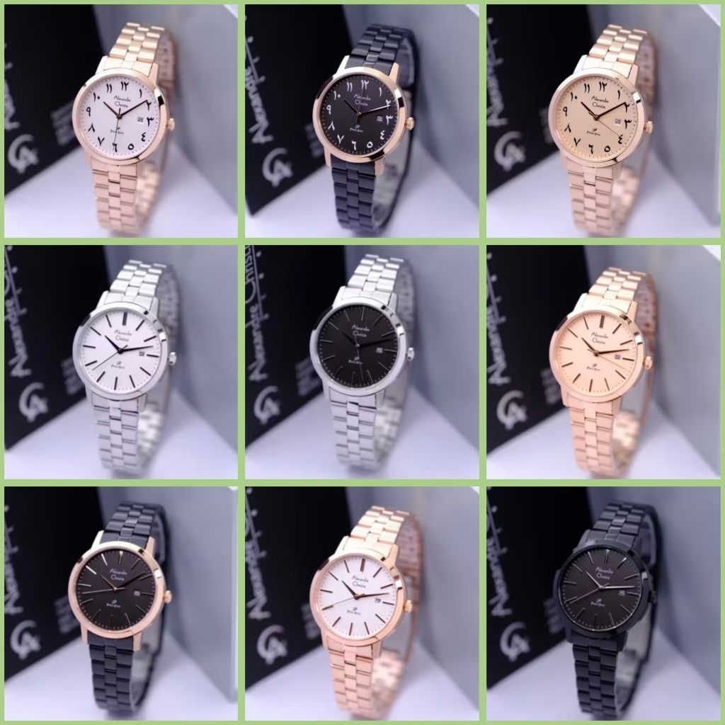 TERMURAH AC 1007 ALEXANDRE CHRISTIE WANITA AC 1007 JAM TANGAN WANITA ORIGINAL