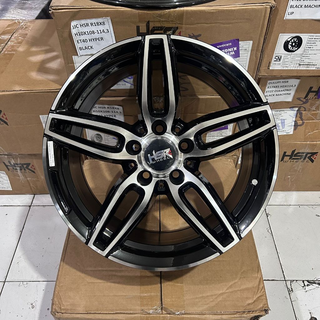 Velg R17 Pcd Mercy 5x112 HSR HITACHI Ring 17 Dual Tone