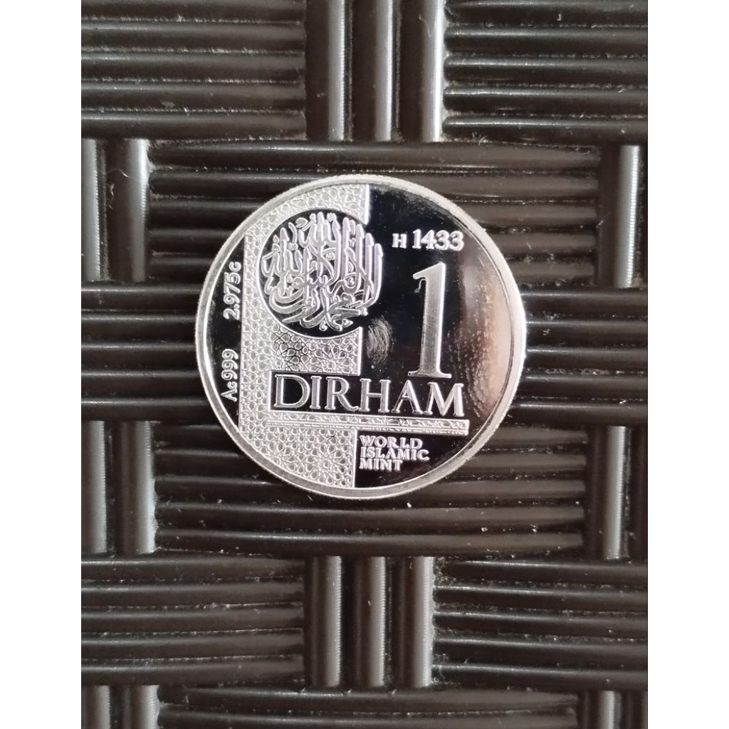 1 Dirham Kasultanan Kasepuhan Cirebon plus kapsul
