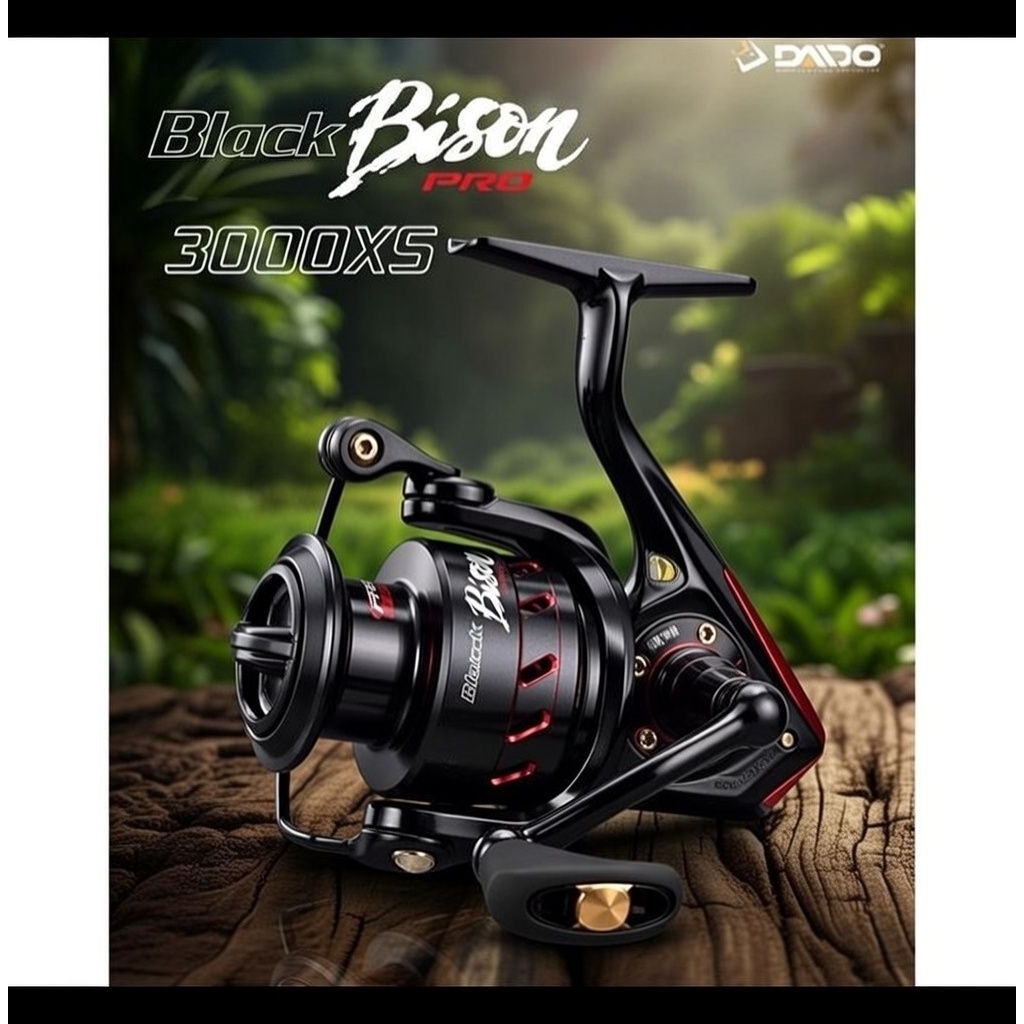 Reel Pancing Daido Black Bison Pro dengan Gear Ratio Cepat