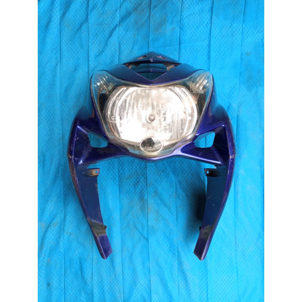 cover tameng depan Yamaha Mio soul karbu Original / tameng depan set Mio soul karbu Original copotan